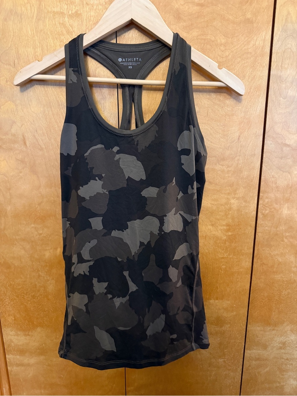 Athleta Camo Racerback Tank size XS